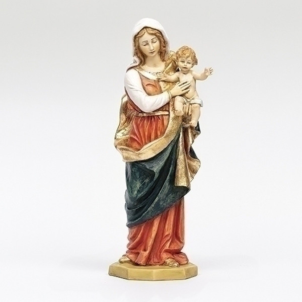 Madonna And Child By Fontanini Statue Virgin Mary Infant Baby Sculptures